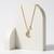 925 Sterling Silver Gold CZ Crescent Moon & Star Pendant Necklace Set  for Women