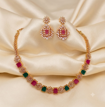 Ad, ruby and emerald bridal jewellery 2