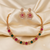 Ad, ruby and emerald bridal jewellery