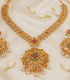 Multicolor uncuts bridal jewelry