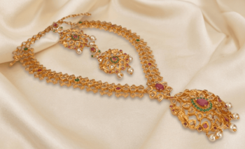 Multicolor uncuts bridal jewelry 3