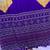 Purple color Ajarakh print with Real mirror work and Latkan Satin saree