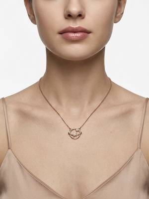 925 Sterling Silver CZ Celestial Orbit Planet & Star Pendant Necklace Set  for Women 4