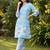 Women Printed Regular Pure Cotton Kurta with Trousers