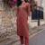 Women Ethnic Motifs Printed Regular Thread Work Pure Cotton Kurta with Trousers