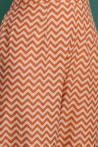 Floral Printed Gotta Patti Pure Cotton Kurta With Trousers & Dupatta