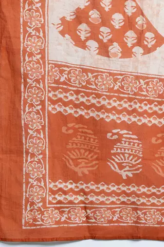Floral Printed Gotta Patti Pure Cotton Kurta With Trousers & Dupatta