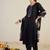 Women Yoke Design Embroidered Cotton Kurta with Trousers & Dupatta
