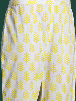 Floral Printed Pure Cotton Kurta with Trousers & Dupatta 3