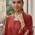 Women Animal Printed Regular Thread Work Kurta with Palazzos