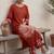 Women Animal Printed Regular Thread Work Kurta with Palazzos