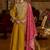 Women Ethnic Motifs Embroidered Panelled Thread Work Kurta with Trousers & With Dupatta