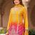 Floral Embroidered Zari Straight Kurta With Palazzos And Dupatta
