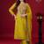 Women Floral Embroidered Regular Beads and Stones Kurta with Trousers & With Dupatta