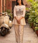 Women Ethnic Motifs Printed Regular Kurta with Trousers