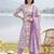 Women Floral Printed Panelled Mirror Work Pure Cotton Kurta with Trousers & With Dupatta