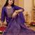 Women Ethnic Motifs Regular Kurta with Trousers & With Dupatta