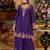 Women Ethnic Motifs Embroidered Empire Thread Work Kurta with Sharara & With Dupatta