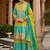 Women Embroidered Regular Sequinned Kurta with Palazzos & With Dupatta