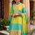Women Embroidered Regular Sequinned Kurta with Palazzos & With Dupatta