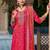 Women Ethnic Motifs Embroidered Panelled Sequinned Kurta with Trousers & With Dupatta