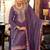 Floral Embroidered Sequinned Straight Kurta With Palazzos & Dupatta