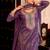 Floral Embroidered Sequinned Straight Kurta With Palazzos & Dupatta
