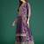 Ethnic Motifs Embroidered Sequinned Kurta with Palazzos & Dupatta