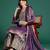 Ethnic Motifs Embroidered Sequinned Kurta with Palazzos & Dupatta