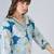 Women Floral Printed Regular Thread Work Pure Cotton Kurta with Trousers