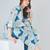 Women Floral Printed Regular Thread Work Pure Cotton Kurta with Trousers