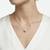925 Sterling Silver Pave Crystal Sphere Pendant Necklace Set for Women