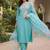 Women Floral Embroidered Regular Thread Work Kurta with Trousers & With Dupatta