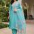 Women Floral Embroidered Regular Thread Work Kurta with Trousers & With Dupatta