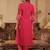Women Floral Embroidered Regular Thread Work Kurta with Trousers & With Dupatta