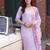 Women Floral Embroidered Regular Thread Work Kurta with Trousers & With Dupatta
