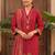 Women Ethnic Motifs Embroidered Regular Gotta Patti Kurta with Trousers & With Dupatta