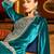 Women Ethnic Motifs Embroidered Regular Sequinned Velvet Kurta with Trousers & With Dupatta