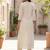 Women Embroidered Regular Thread Work Liva Kurta with Trousers