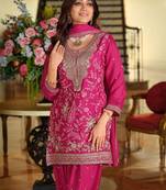 Women Ethnic Motifs Embroidered Regular Thread Work Kurta with Salwar & With Dupatta