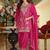 Women Ethnic Motifs Embroidered Regular Thread Work Kurta with Salwar & With Dupatta