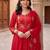 Women Ethnic Motifs Embroidered Regular Mirror Work Kurta with Trousers & With Dupatta