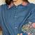 Women Floral Embroidered Thread Work Kurta with Trousers