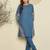 Women Floral Embroidered Thread Work Kurta with Trousers
