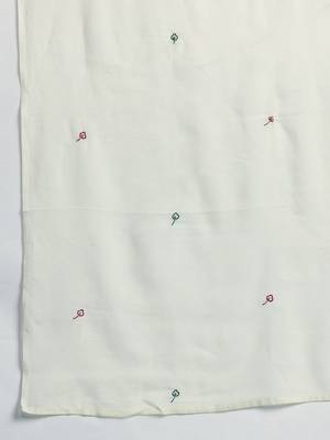 Indo EraFloral Embroidered Pure Cotton Kurta with Trousers & Dupatta 3