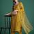Floral Embroidered Thread Work Kurta with Trousers & With Dupatta