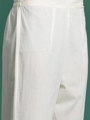 Floral Printed Empire Pure Cotton Kurta with Trousers & Dupatta 3