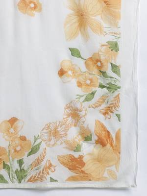 Floral Printed Empire Pure Cotton Kurta with Trousers & Dupatta 4