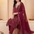 Women Bandhani Printed Regular Thread Work Kurta with Trousers & With Dupatta