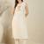 Women Floral Embroidered Regular Thread Work Kurta with Trousers